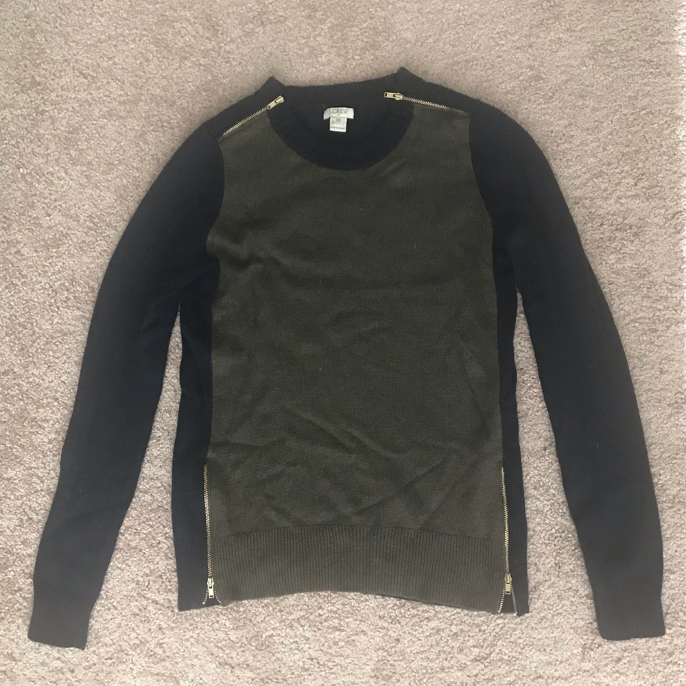 J. Crew merino wool blend color lock sweater